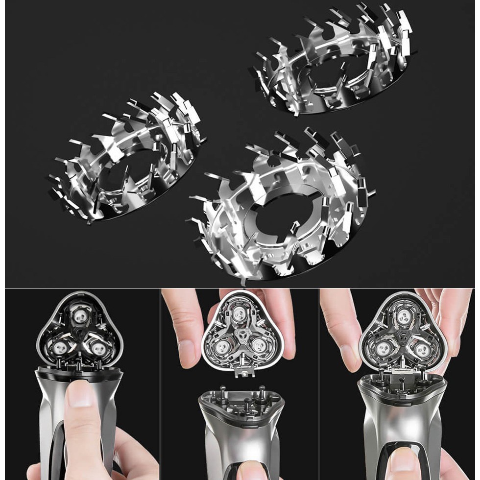 Máy Cạo Râu Xiaomi Enchen BlackSton - Đầu Dao Cạo Nổi 3D Cạo Siêu Sạch - Kháng nước IPX7 - Bảo Hành 12 Tháng