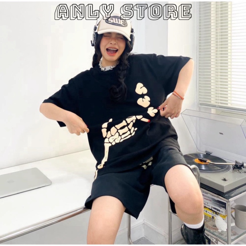 Áo thun SMOKED In hình xương bàn tay, Áo Phông Nam Nữ Unisex Form Rộng. | BigBuy360 - bigbuy360.vn