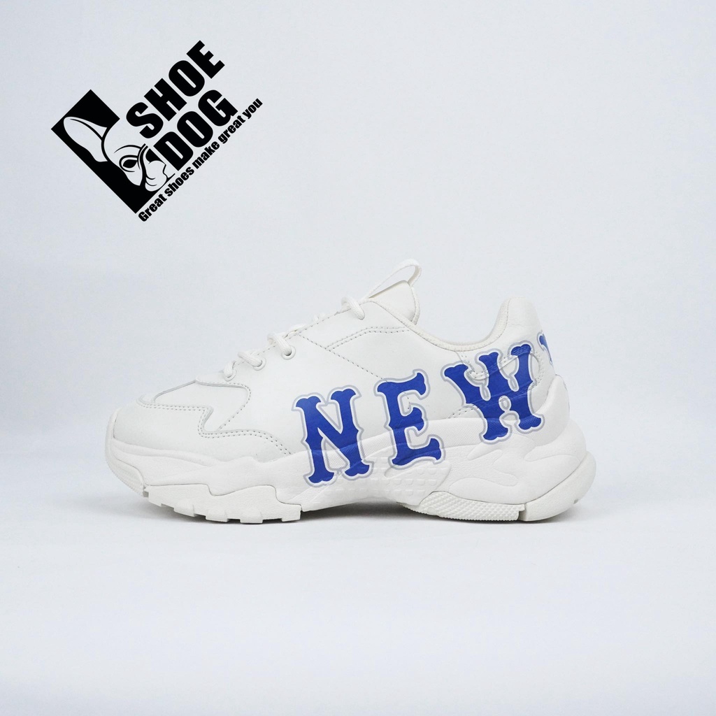Giày MLB BigBall Chunky P Mega New York Yankees White