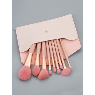 Bộ cọ 9 cây kèm bao da pu