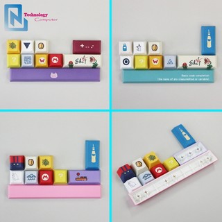 Gói Keycap Profile Cherry Có Nút Cách Chất Liệu PBT In Dye Sub