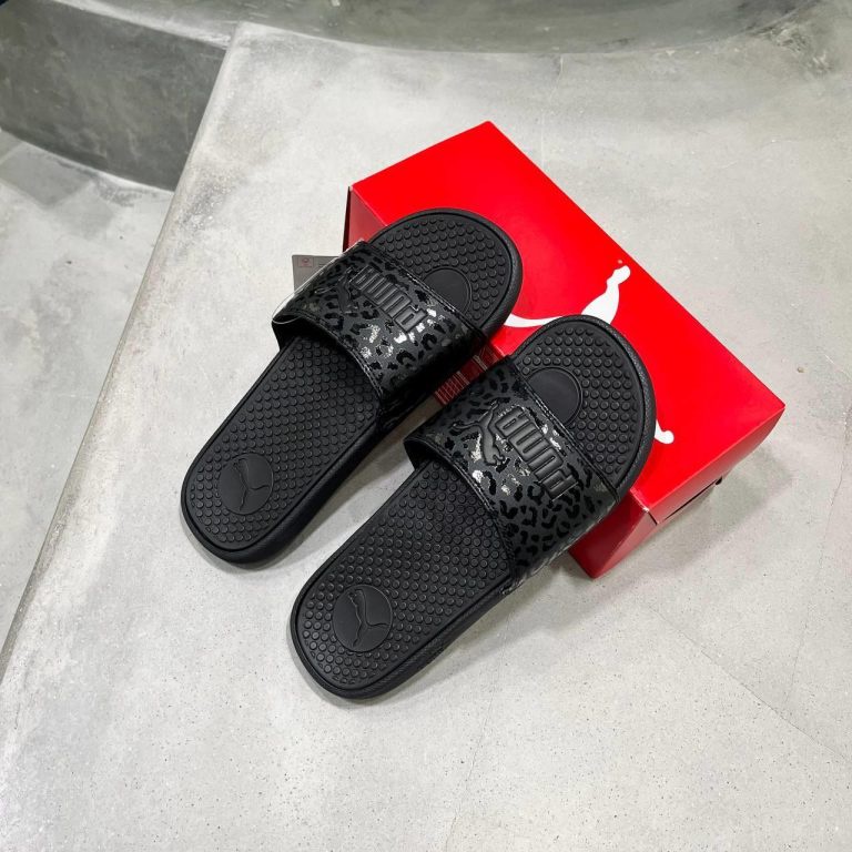 Dép Quai Ngang Chính Hãng Puma Cool Cat Matte And Shine Đen Shop Xám Store