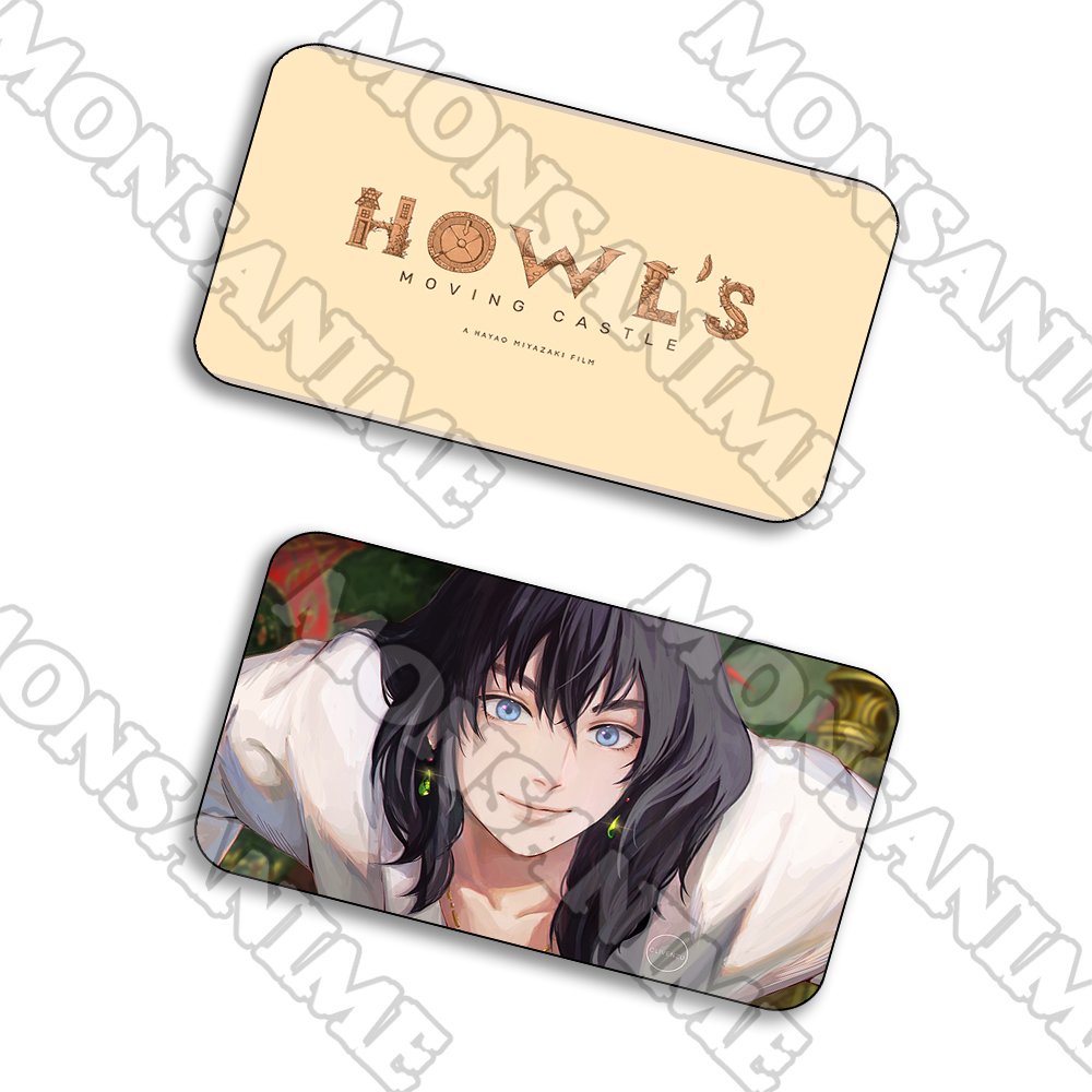 Ảnh card bo góc in hình Lâu Đài Di Động Của Howl - Howl's Moving Castle 5*8cm anime chibi sưu tầm 1 tấm