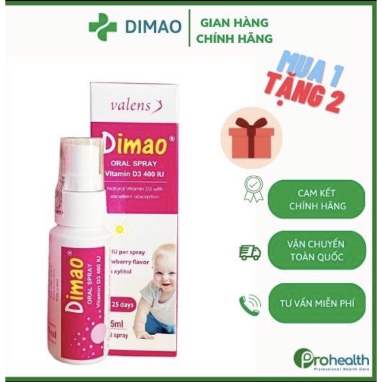 Dimao vitamin D3 (dạng xịt)