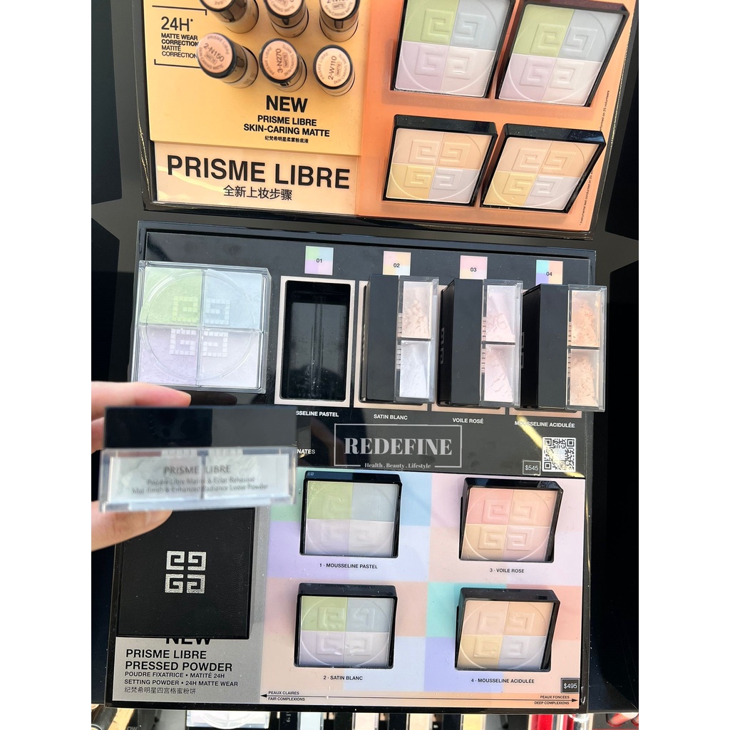 Phấn phủ Face and loose Powder Givenchy 4 trong 1