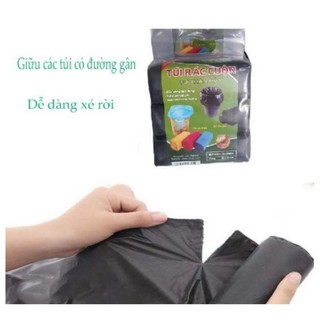 Túi nilon tự hủy đựng rác combo 3 cuộn