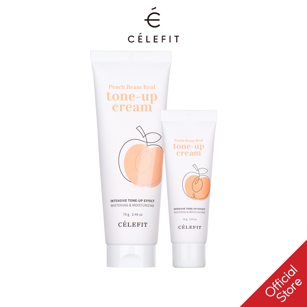 Kem Dưỡng Trắng Da Célefit Peach Beam Real Tone-up Cream