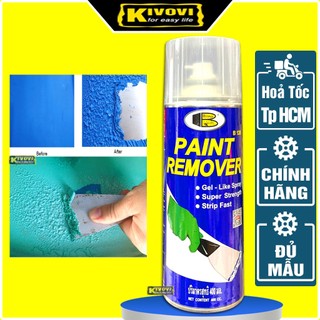 Chai xịt tẩy sơn bosny b128 chính hãng - xịt tẩy sơn/ tẩy sơn xe máy - chất tẩy sơn kivovi