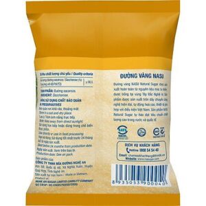 Đường trắng/ đường vàng NASU Natural Sugar gói 1kg