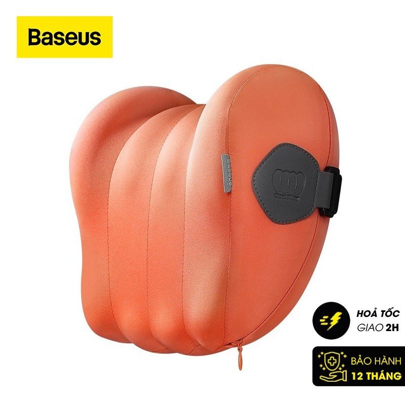 Gối Tựa Đầu Bằng Cotton Mềm Sử Dụng Trên Ô Tô Baseus ComfortRide Series Car Lumbar Có Mút Đệm Lưng 3D Hỗ Trợ Cột Sống