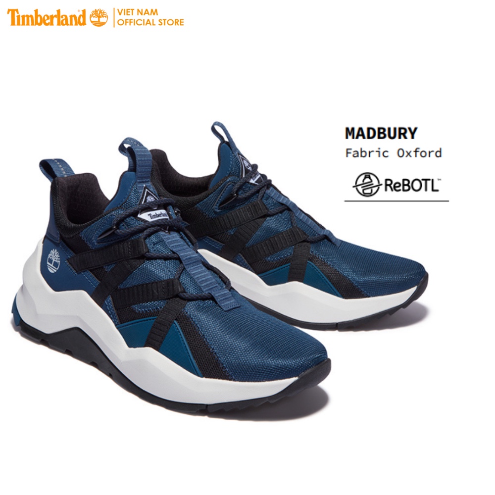 Giày Thể Thao Nam Timberland Madbury Fabric Ox Md Blue Nubuck w Blk TB0A2KA7JR