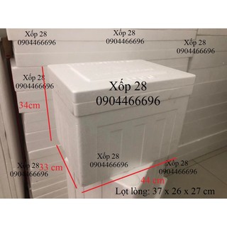 Thùng xốp LĐ 90 26 lít [ khoảng 5 kg ] đựng hàng dễ vỡ đựng đá giữ nhiệt đồ ăn thuốc men thuốc vacxin