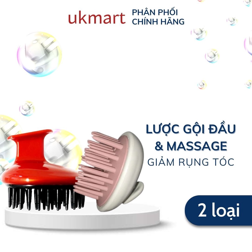 Lược Gội Đầu Massage Tsubaki và Shampoo Massage
