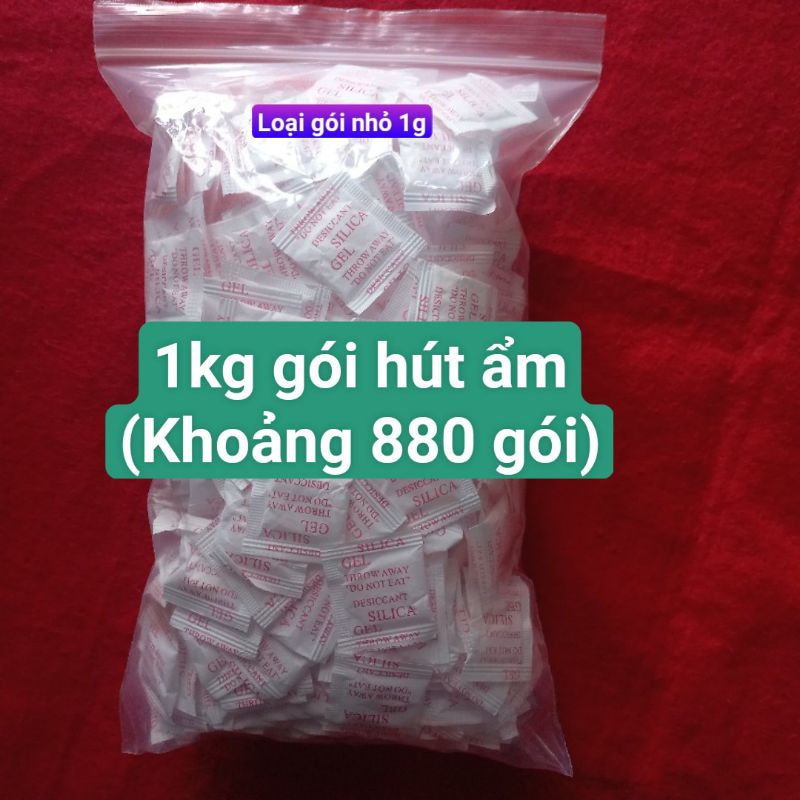 1kg gói hút ẩm (loại gói nhỏ ~ 1g/gói)
