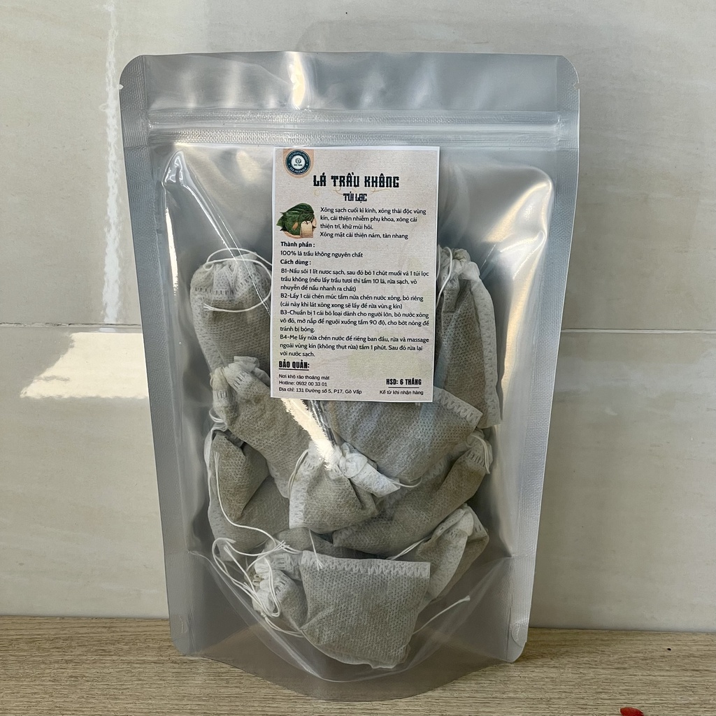 Bột Lá Trầu Không Nguyên Chất Xông Hơ Vùng Kín - Se Khít Âm Đạo, Làm Hồng Khử Mùi Hôi, Giảm Thâm Nám Da