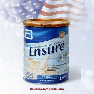 Sữa bột Ensure Úc hương vani 850g