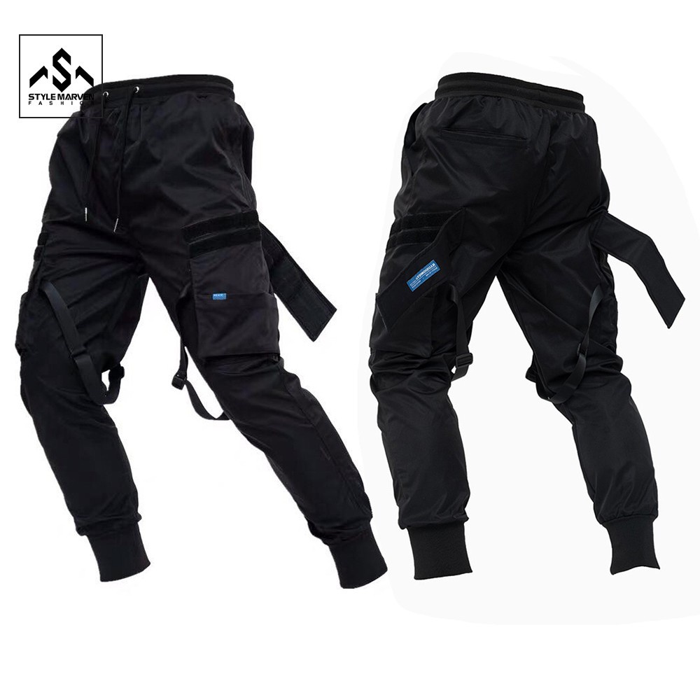 Quần jogger nam túi hộp STYLE MARVEN in chữ phối dây bo gấu chất kaki trơn cao cấp - QUAN SM025C2 | BigBuy360 - bigbuy360.vn