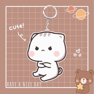 Móc khóa mèo hoạt hình chibi đáng yêu dễ thương