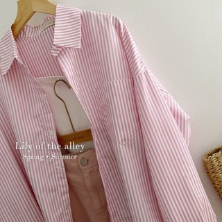 QC sơ mi kẻ sọc oversize