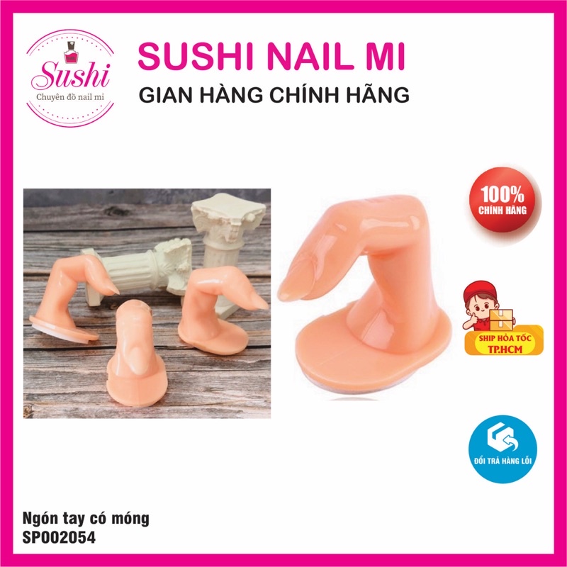 Ngón tay giả học nail loại có móng và không móng - Sushi nail mi
