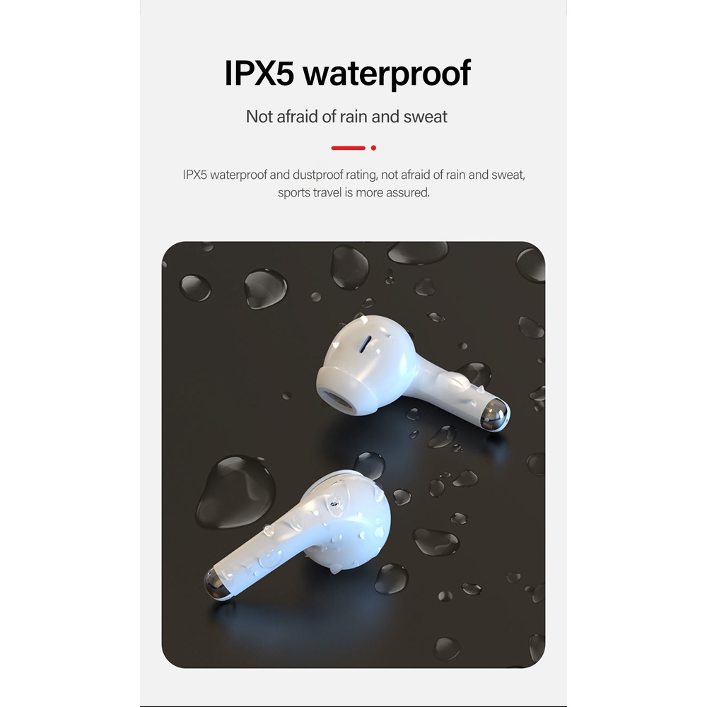 Tai nghe bluetooth Lenovo LP40PRO, cảm ứng chạm, âm thanh hifi, chống nước, nghe nhạc 5h, bảo hành 12 tháng