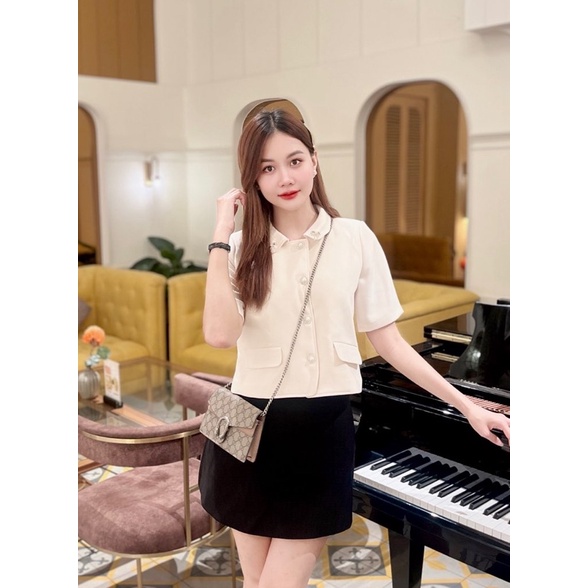 Clara Top - Áo thiết kế DTM kèm nơ | BigBuy360 - bigbuy360.vn