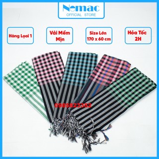 Khăn rằn Nam bộ - Campuchia size lớn 170x60cm/ Khăn đi phượt Nomac -  Vải dày mềm mịn / ALBUM 22