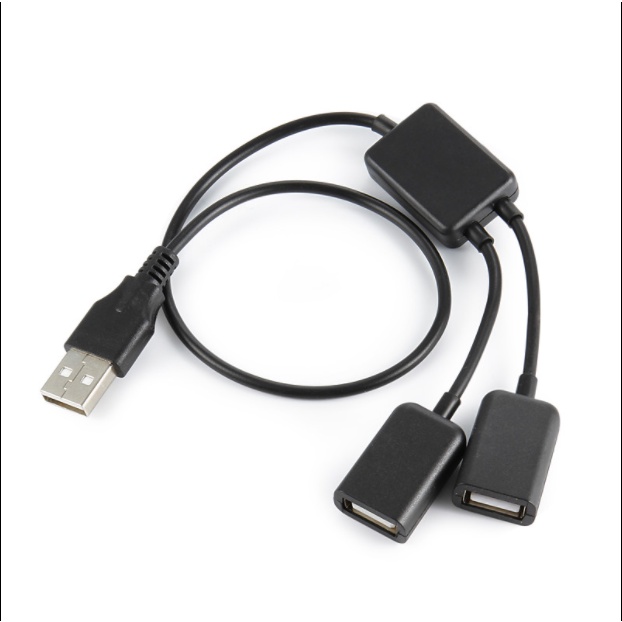 Hub Chia Cổng USB cho máy tính Thành Hai Cổng 2 Trong 1 Tiện Dụng