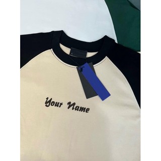 Áo thun tee thêu tên theo yêu cầu, áo thun oversize, thời trang unisex , hoạ tiết theo yêu cầu- pl02