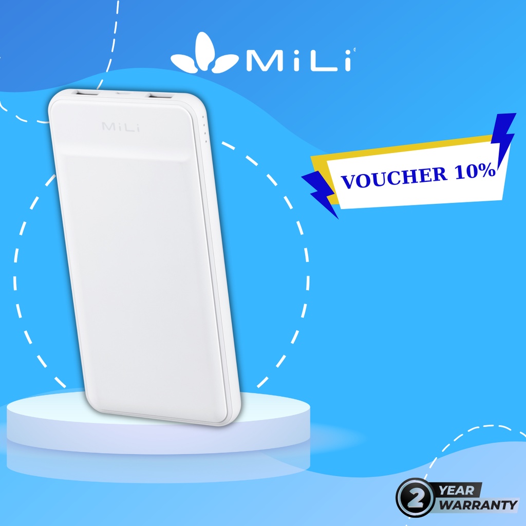 Sạc dự phòng MiLi Power Sunny Plus 10,000mAh/3.7V - HB-N10 - Hàng Chính Hãng