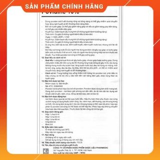Dung dịch sát khuẩn Povidine 10% (chai 500ml)