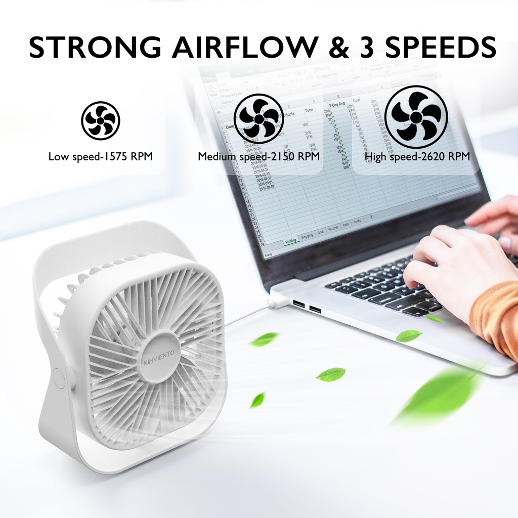 Quạt cầm tay tích điện dung lượng pin khủng  cao nhất trên thị trường, quạt mini HSON 5 tốc độ gió linh hoạt