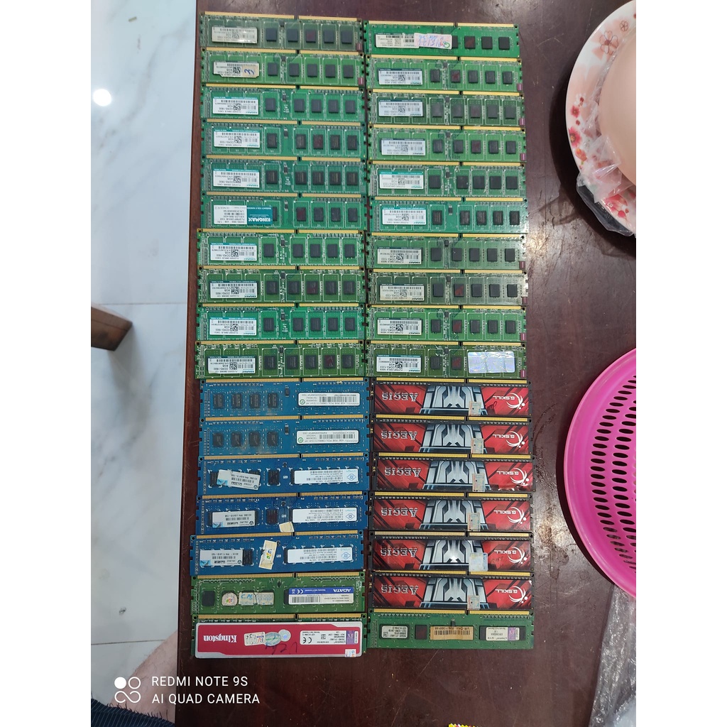 Ram dd3 4gb bus 1333 1600,  hàng tháo máy văn phòng, còn đẹp