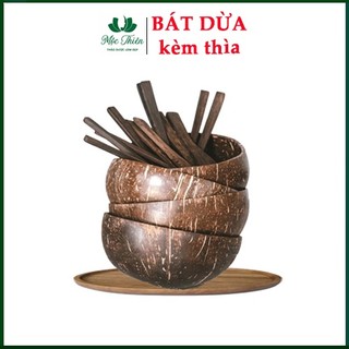 Bát gáo dừa kèm thìa