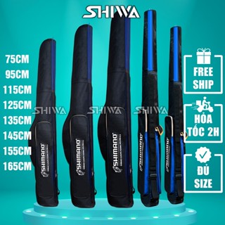 Túi Đựng Cần Câu Cá SHIMANO LOẠI TỐT 3 Ngăn Đủ Size - Bao Đựng Cần Máy, Lure, Đài - Túi, Giỏ Đựng Đồ Câu, Diều SHIWA