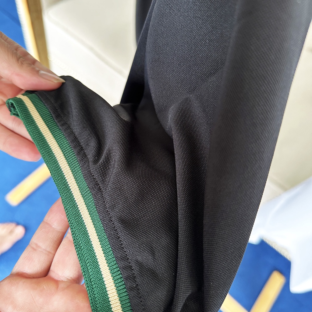 Áo Polo Big Size Nam 85-130KG, Áo thun nam có cổ bo xanh vải cá sấu poly chuẩn form