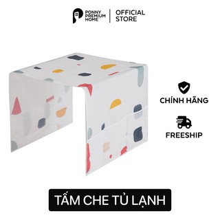Tấm phủ tủ lạnh, máy giặt có ngăn để đồ, tấm che tủ lạnh chống bụi, chống thấm nước Ponny Premium Home