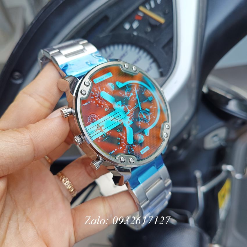 Đồng Hồ Nam Diesel DZ7313 Chronograph 4 Múi Giờ 6 Nút Điều Chỉnh Size 57mm Máy Quartz