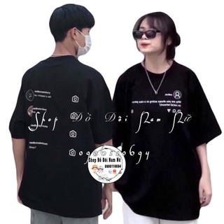 ✔Áo Phông Đôi - Áo Thun Nhóm Unisex Nam Nữ Tay Lỡ Phông Rộng Cổ Tròn