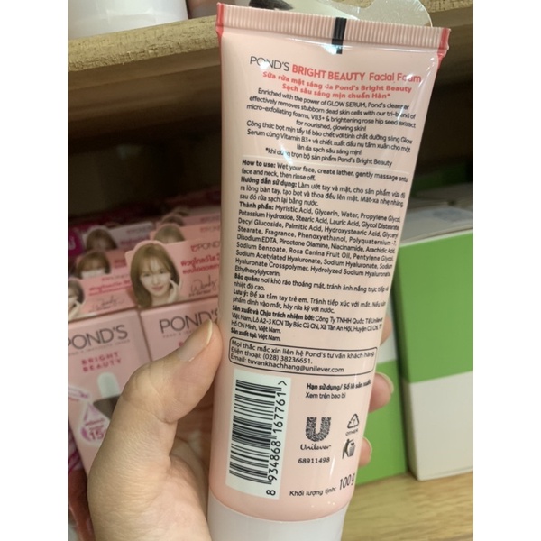 Sữa Rửa Mặt Pond’s White Beauty Serum 100g