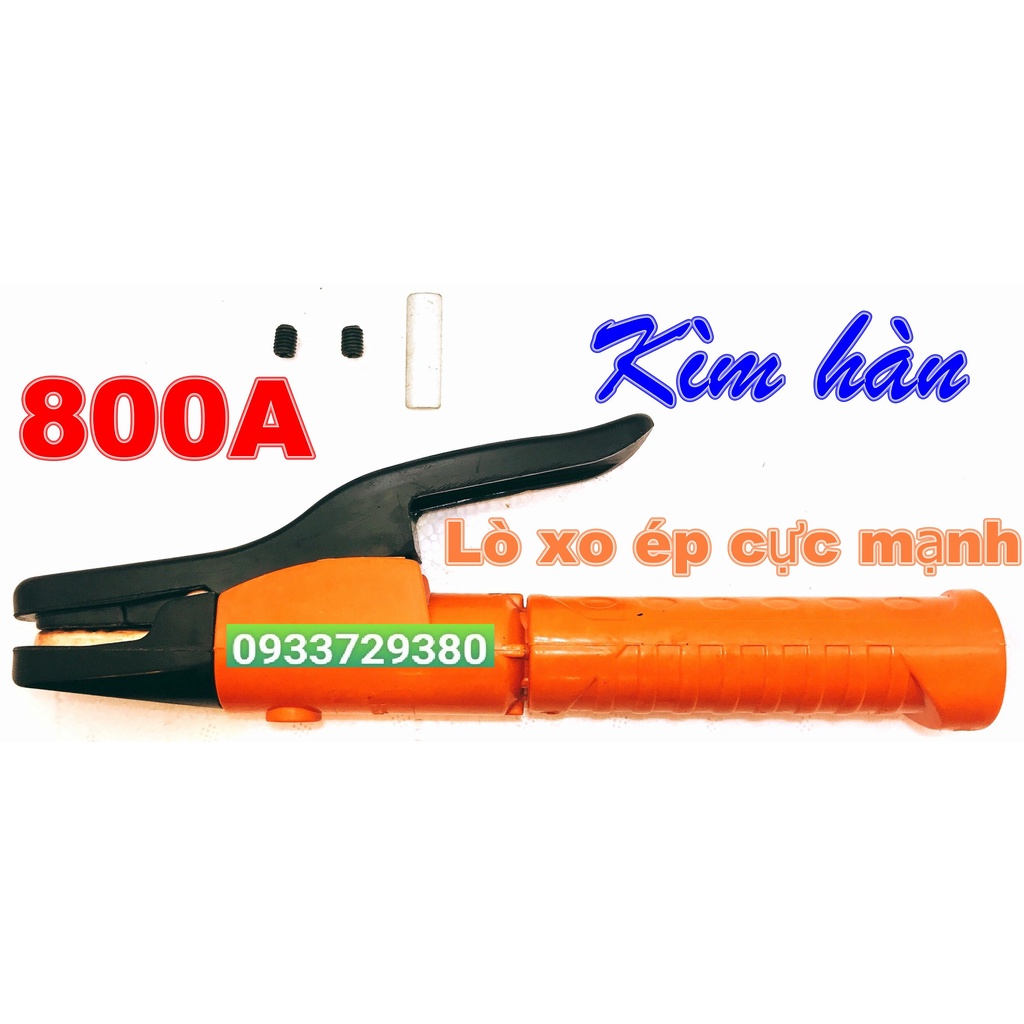 Kìm Kẹp Que Hàn 800 - 1000A Kapusi, Tiếp Xúc Đồng Đúc Nguyên Khối