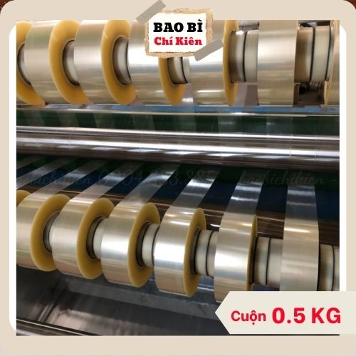 Băng Dính 0.5KG Lõi Mỏng Băng Keo Trong Hoặc Đục Dán Thùng Siêu Dính Băng Dán Đóng Hàng Giá Rẻ