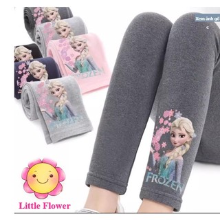Quần Legging In Hình Elsa cho bé gái-Quần legging Elsa