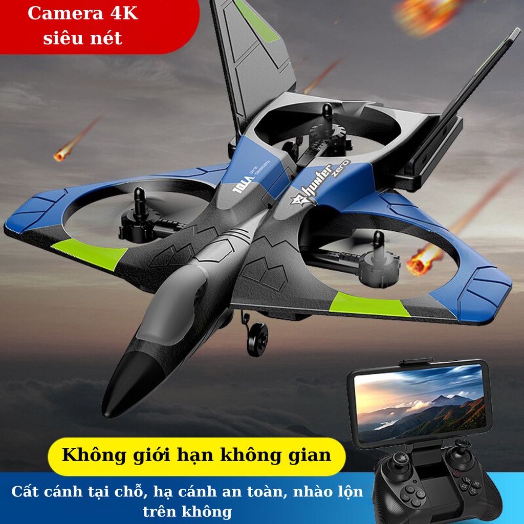 Máy bay điều khiển từ xa giá rẻ Flycam mini V27 drone mini - An toàn - Nhào lộn 360 độ - Tự động bay - Pin Trâu | BigBuy360 - bigbuy360.vn