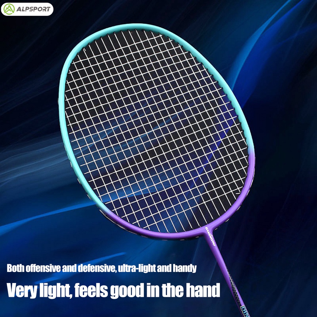 Vợt Cầu Lông 10U 52 ± 2g Tối Đa 30Lbs 100% Sợi Carbon Siêu Nhẹ