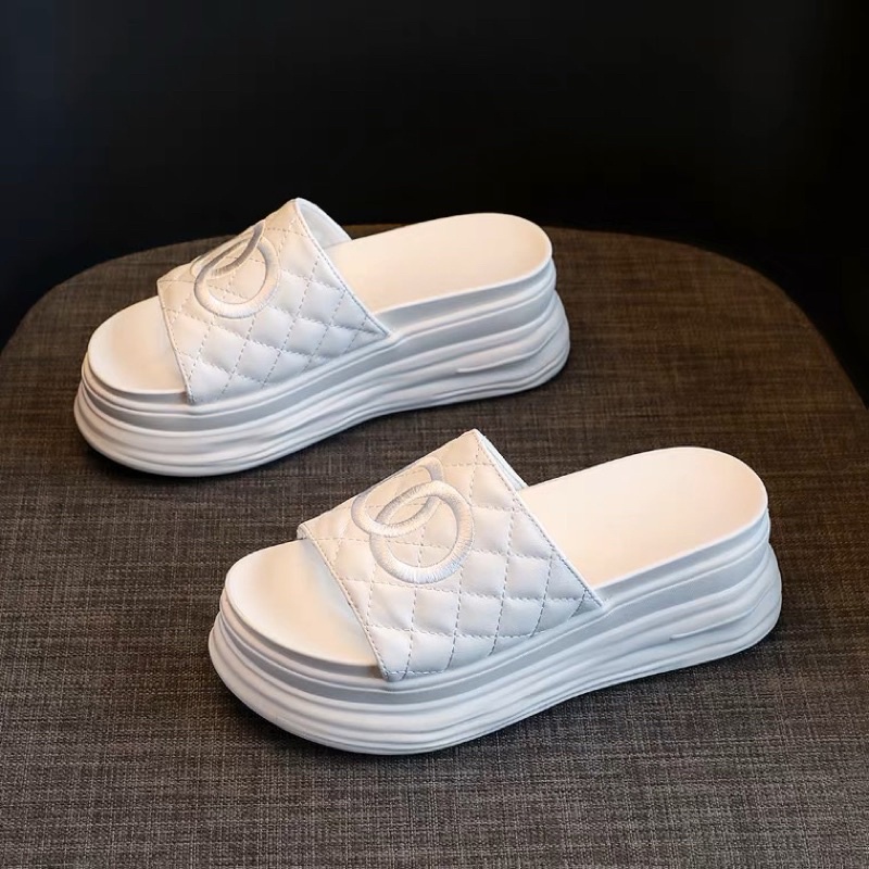 Dép đế bánh mì 7cm Andu Store  dép đế xuồng nữ