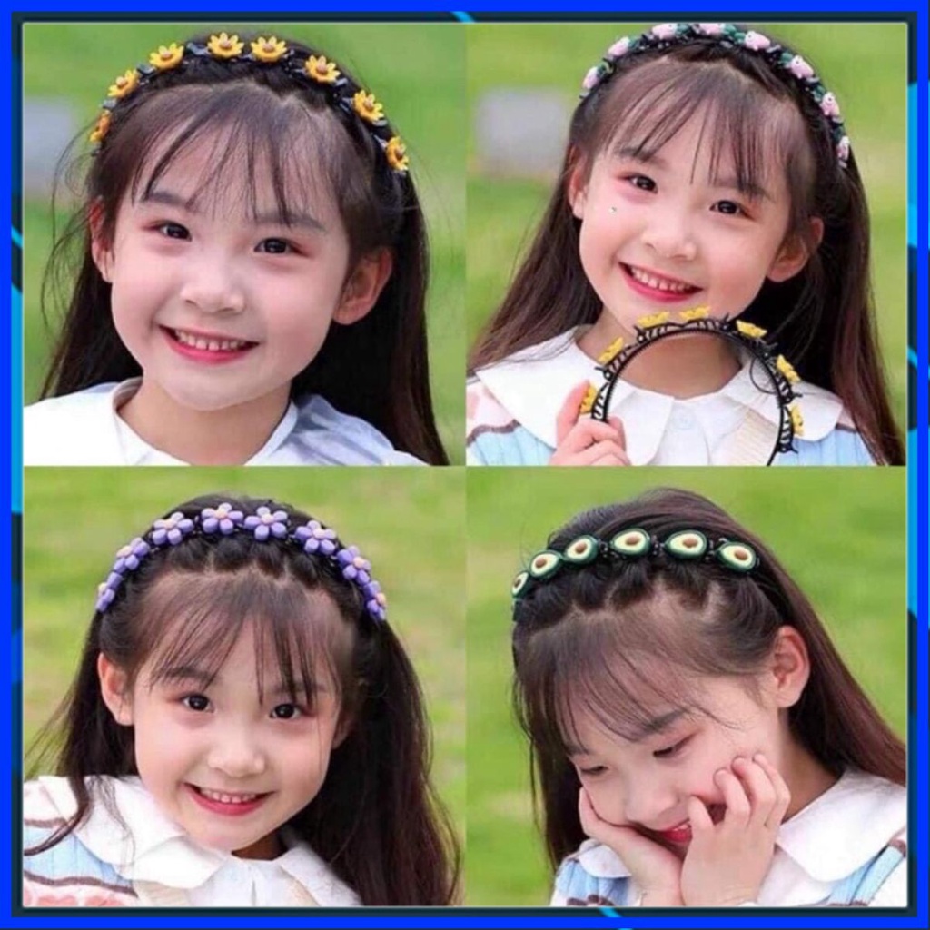 [Tổng Kho] Bờm tóc tạo độ phồng cho tóc của bé , phụ kiện tóc kẹp tóc bờm tóc