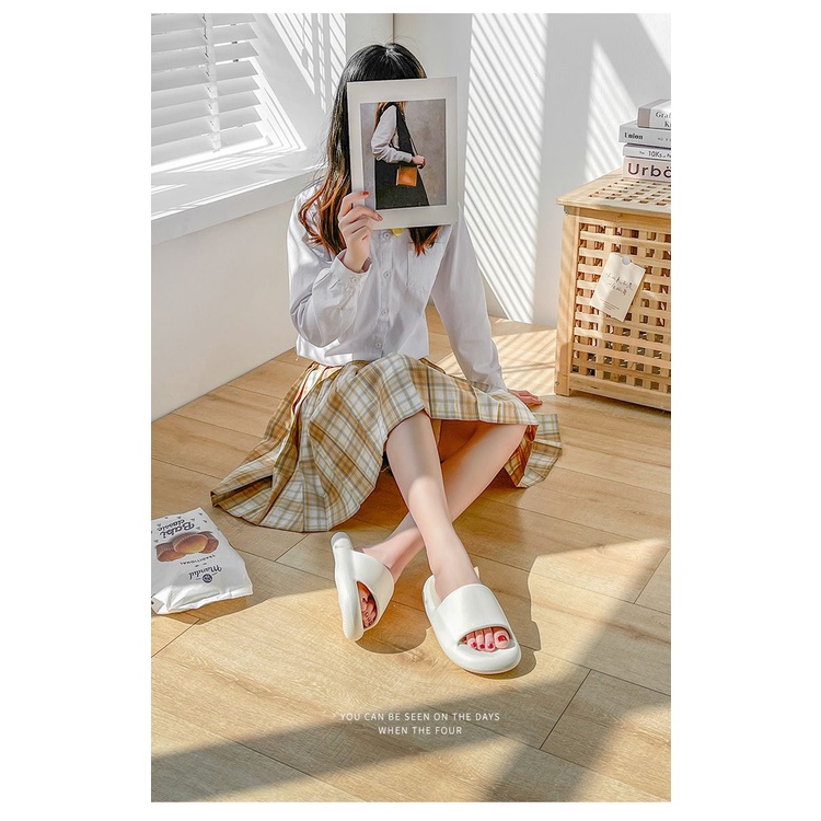 Dép Đi Trong Nhà Đế Dày Chống Trượt Thời Trang Mùa Hè Cho Cặp Đôi