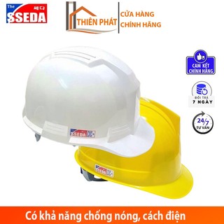 Mũ bảo hộ loại tốt Sseda Hàn Quốc, nón bảo hộ lao động SSEDA có núm vặn