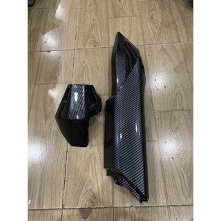 Ốp pô + chụp đuôi pô winner v1 cacbon